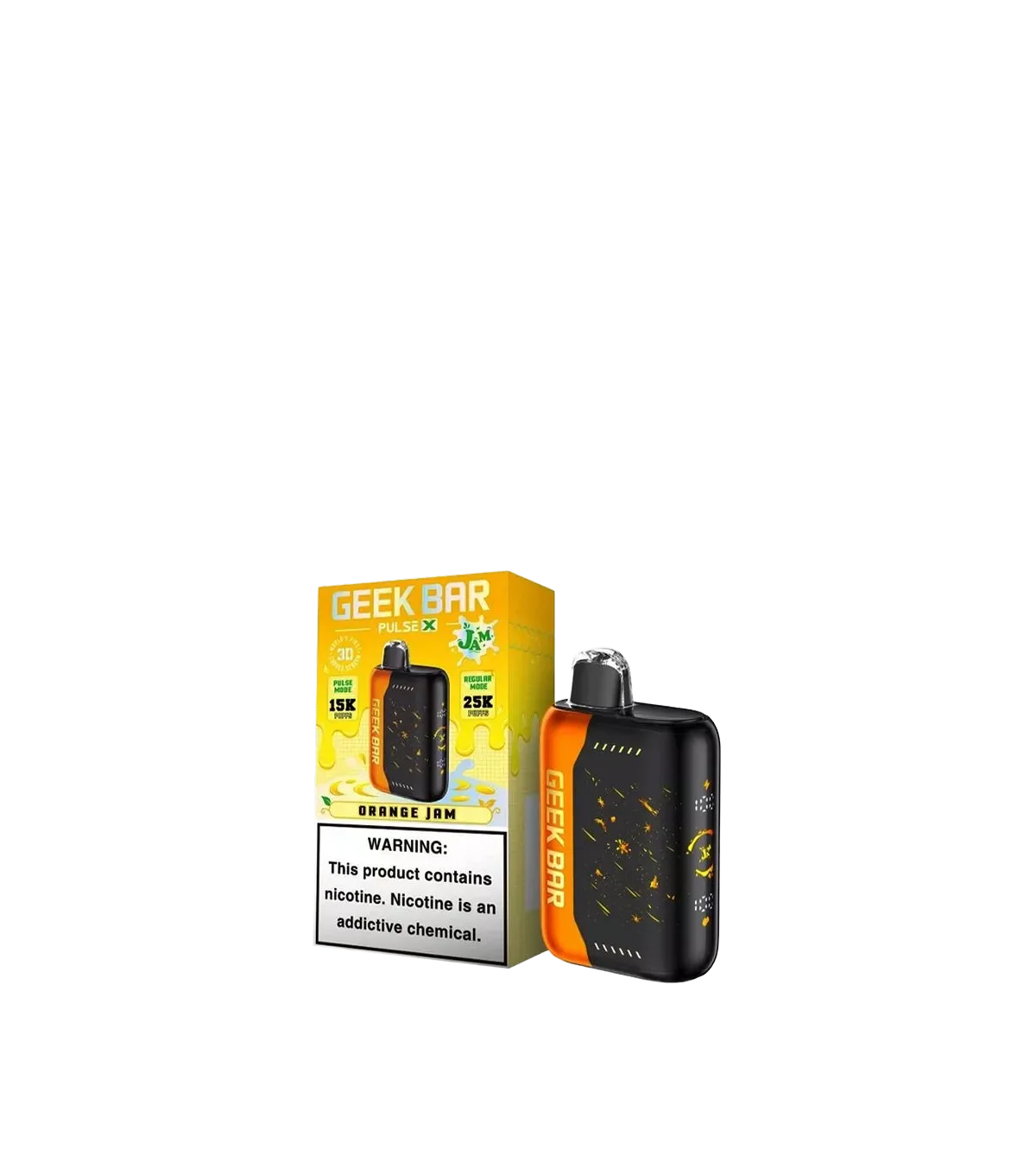 Orange Jam Geek Bar Pulse X 25000 Puffs Disposable